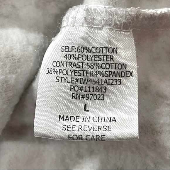 Little Pretties Pink Tan Animal Print Cat Kitty Glasses Graphic Hoodie - Large - Picture 8 of 10